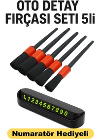 Resim Ufak Tefek Şeyler TOGG T10X V2 AWD UZUN MENZIL 320KW Araca Uygun Oto Detay Fırçası Seti 5 'li - Numaratör Hediyeli 