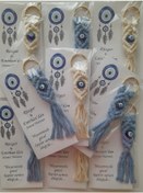 Resim Makrome Anahtarlık Bebek Mevlüt Sünnet Hediyelikleri 35 Adet Mavi 