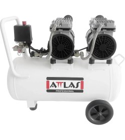 Resim Attlas Sc 1550-2 J Sessiz Monofaze Kompresör 50 Lt 1,5 Hp Çift Motor - A0302038 