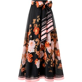 Resim FLORAL DESEN ETEK VE GÖMLEK TAKIM SİYAH - 38 / Siyah 