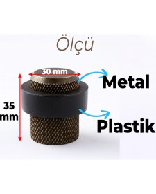 Resim Kapı Stoperi Tamponu Antik Sarı Vidalı Metal Tutacağı Tutucu Altı Kolu Stopu Takozu Sürgülü Kapı 