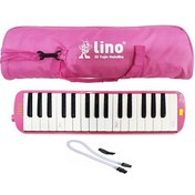 Resim Lino Bez Çantalı Pembe Melodika 