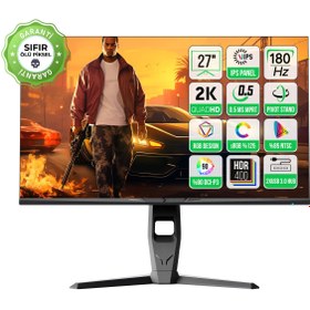 Resim Gamepower Royal T20 27" RGB 180Hz 0.5MS 2K Flat IPS Monitör 