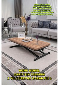 Resim Home Üst Tabla Mdf Urartu Oval Köşe Alt Ayak Siyah 