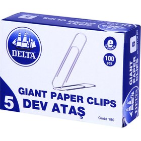 Resim Delta 180 Ataş 50 mm No:5 100 Adet - Metalik Gri 