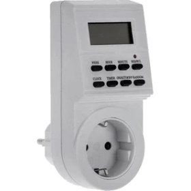 Resim XKOREN Priz Tipi Dijital Zaman Saati - Günlük ve Haftalık Programlama - 1 Dk Zaman Aralıklı 