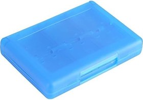 Resim Tnfeeon 3DS DSL DSI LL Oyun Kartları Için Tasarlanmış Plastik Kart Kutusu Kutu Tutucu, Yüksek Kapasiteli Oyun Kartı Kutusu Kutusu Depolama Snaps Kapalı (BLUE) 