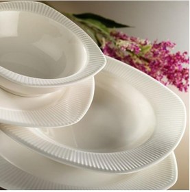 Resim Kütahya Porselen Çisil 6 Kişilik 24 Parça Yemek Takımı 