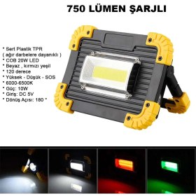 Resim 750 Lümen Şarjlı Işıldak WT-330 