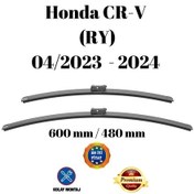 Resim Honda Cr-v Ry 2023 2024 Uyumlu Ön Cam Muz Tipi Silecek Süpürgesi Seti 600/480mm Silbak 