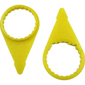 Resim Moveevo Kamyon, Otobüs, Minibüs İçin 32mm Sarı Plastik Tekerlek Somunu Gevşeme Göstericisi 200 Adet - Güvenli Sürüş İçin Gevşeme Tespit Cihazı 