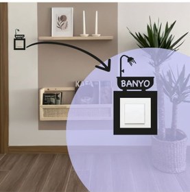 Resim Priz Süsü Anahtar Çerçeve Süsü Banyo 