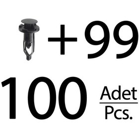 Resim Toyota İçin Tampon Klipsi- 100 Adet 