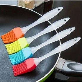 Resim Maxaccess Pembe Silikon Fırça Yüksek Isıya Dayanıklı Pişirme Yağ Fırçası Mutfak Kullanımı 