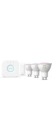 Resim Philips Hue 4.2W GU10 Renkli Spot Akıllı Ampul 3'lü Başlangıç Seti (Kumandalı) 