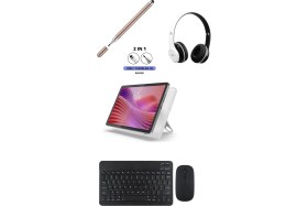 Resim Lenovo M10 10.1 Tablet Uzay Grisi Kılıf Klavye Mouse Kalem Kulaklık ile 4 GB 128 GB Performans 
