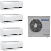 Resim Samsung Wind Free Multi 1+4 Sistem AJ100TXJ5KH/EA 12+12+18+18 Btu 10 kW Dış Ünite 