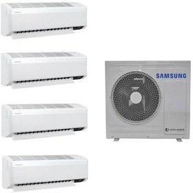 Resim Samsung Wind Free Multi 1+4 Sistem AJ100TXJ5KH/EA 12+12+18+18 Btu 10 kW Dış Ünite 