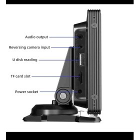 Resim Carplay Apple Carplay & Android Auto, Ön & Arka Kameralı Torpido Üstü Araç Ekranı android Auto ve Apple Carplay Destekli Araç Multimedya Ekranı 