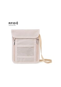 Resim Sones Zd-wm-06 Rfıd Askılı Boyun Çantası Pasaport Çantası Tarama Önleyici Anti-manyetik Haberci Kimlik Çantası Bej Sarı Diğer 