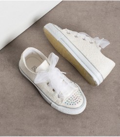 Resim Surpie Shoes Kız Çocuk Günlük Ayakkabı, (21-30 NUMARA IŞIKLIDIR) Dantelli Çocuk Ayakkabı 