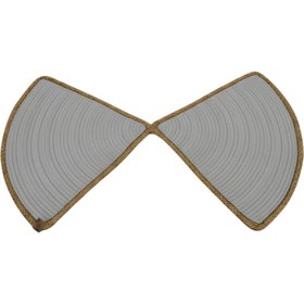 Resim NatureLuxe Jüt Klozet Önü Paspası - GRİ-HASIR ŞERİT / 50 x 80 cm 