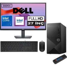 Resim Dell Vostro 3030 mt Intel Core I7 12700 96GB Ddr5 2tb SSD 27" Fhd Ubuntu Intel® UHD Graphics 730 Masaüstü Bilgisayar 27N3030I7EMEAU04 + Zetta USB Bellek 