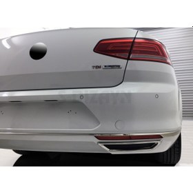 Resim Volkswagen Passat B8 R Line Krom Egzoz Ucu 2 Parça 2014 Üzeri N11.4876 