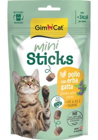 Resim Gimcat Mini Sticks Kedi Otlu&tavuklu Ödül Çubukları 50gr 