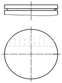 Resim Mahle 0210300 Piston Segman Std 75.80 Mm ( Renault : R19 - Clio - Kangoo 1.4ı ) 7701471157 (WC168611) 