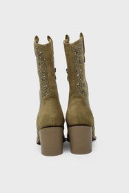 Resim Guja Kadın Western Çizme Bej BLG24K131 