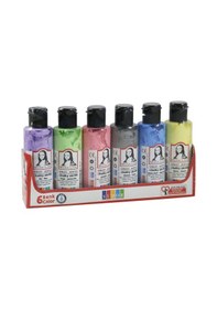 Resim Südor Monalisa 6x70 Ml Chalky Pastel Akrilik Boya Sd1006c Çok Renkli 