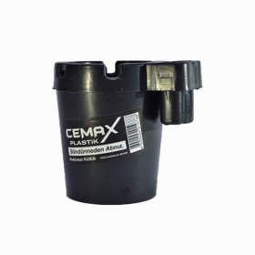 Resim Cemax Plastik Kokusuz Oto Küllük Siyah 1 Adet 