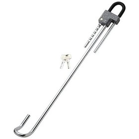 Resim Baston Kilit Çelik Gövde Anahtarlı Direksiyon Kilidi - 