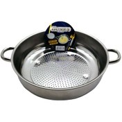 Resim No-2 - 28cm Basık Süzek Metal Süzgeç 5224 