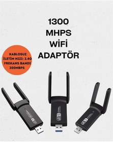 Resim Lvsqvr Realtek Chipsetli 5g Destekli Yüksek Hızlı Ağ Adaptörü 