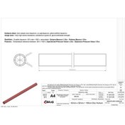 Resim IBRAS 65766 3 KAT POLYESTERLİ SİLİKON 42MM DÜZ HORTUM 1 MT 