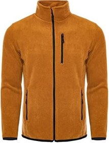 Resim Ghassy Co. Erkek Pro Rüzgar Geçirmez 5 Cepli Outdoor Tam Fermuarlı Polar Ceket 
