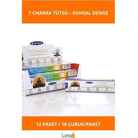 Resim 7 Chakra Aromaterapi Tütsü Seti 1 Kutuda 12 Paket 216 Adet 