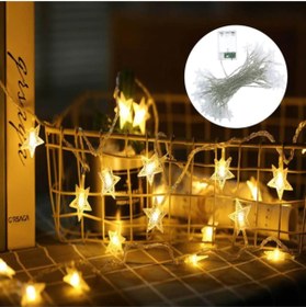 Resim parti sürprizi Yılbaşı Çam Ağacı Yıldız Pilli Işık Gün Işığı 1 Adet 