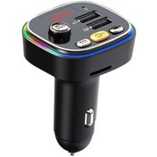 Resim Artfulabode Vericili Ve Usb Telefon Suofeng Şarjlı Renkli Mp3 Işıklı Görüşme Fm Çift Çalar Bluetooth Araç Aksesuarı 5.0 Lr 