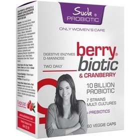 Resim Suda Probiotic Berrybiotic 60 Kapsül 
