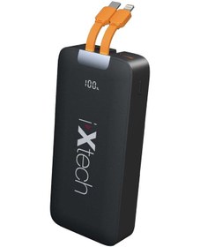 Resim Ixtech Ix-pb023 20.000 Mah Powerbank Kablosuz Şarj Cihazı 22.5w Siyah Siyah 