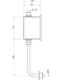 Resim Fotoselli Pisuvar Bataryası (Sıva Altı) Krom Fpb02 Gpd 