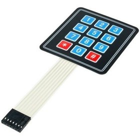 Resim Motorobit-3X4 Membran Tuş Takımı - Keypad 