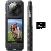 Resim Insta360 X4 Basic Kit  Selfie Stick + 128 GB Hafıza Kartı 