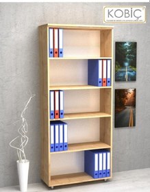 Resim KOBİÇ DOSYA DOLABI AÇIK RAFLI 70X35X185 CM (MEŞE) 