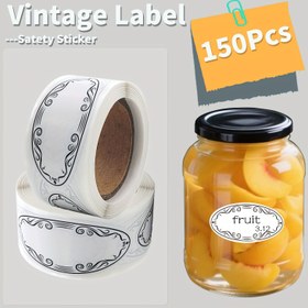 Resim 1 Rulo 150 Etiket İçecek, Meyve ve Sebze Buzdolabı ve Dondurucu Depolama Yöneticisi Etiketleri Gıda Güvenliği Tarih İndeks Etiketleri 2.54*5.71cm Mutfak Mevsimlik Gıda Depolama Etiketleri için Uygun 