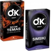 Resim Okey Prezervatif Sımsıkı 10 Lu + Sıcak Temas 10 Lu 