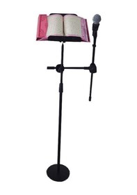 Resim Minber Hutbe Kürsüsü ve Mikrofonluk Mikrofonlu Nota Sehpası 